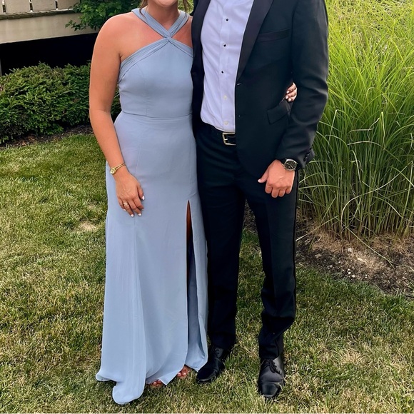 Azazie Rue - Dusty Blue - size A8 - Picture 3 of 5